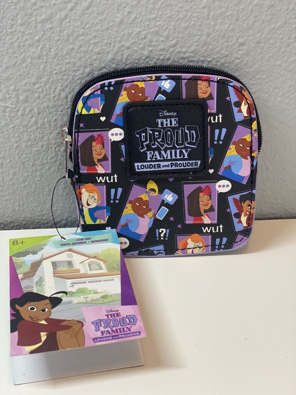 NEW 2022 FUNKO Disney The Proud Family Coin Bag /Small Wallet