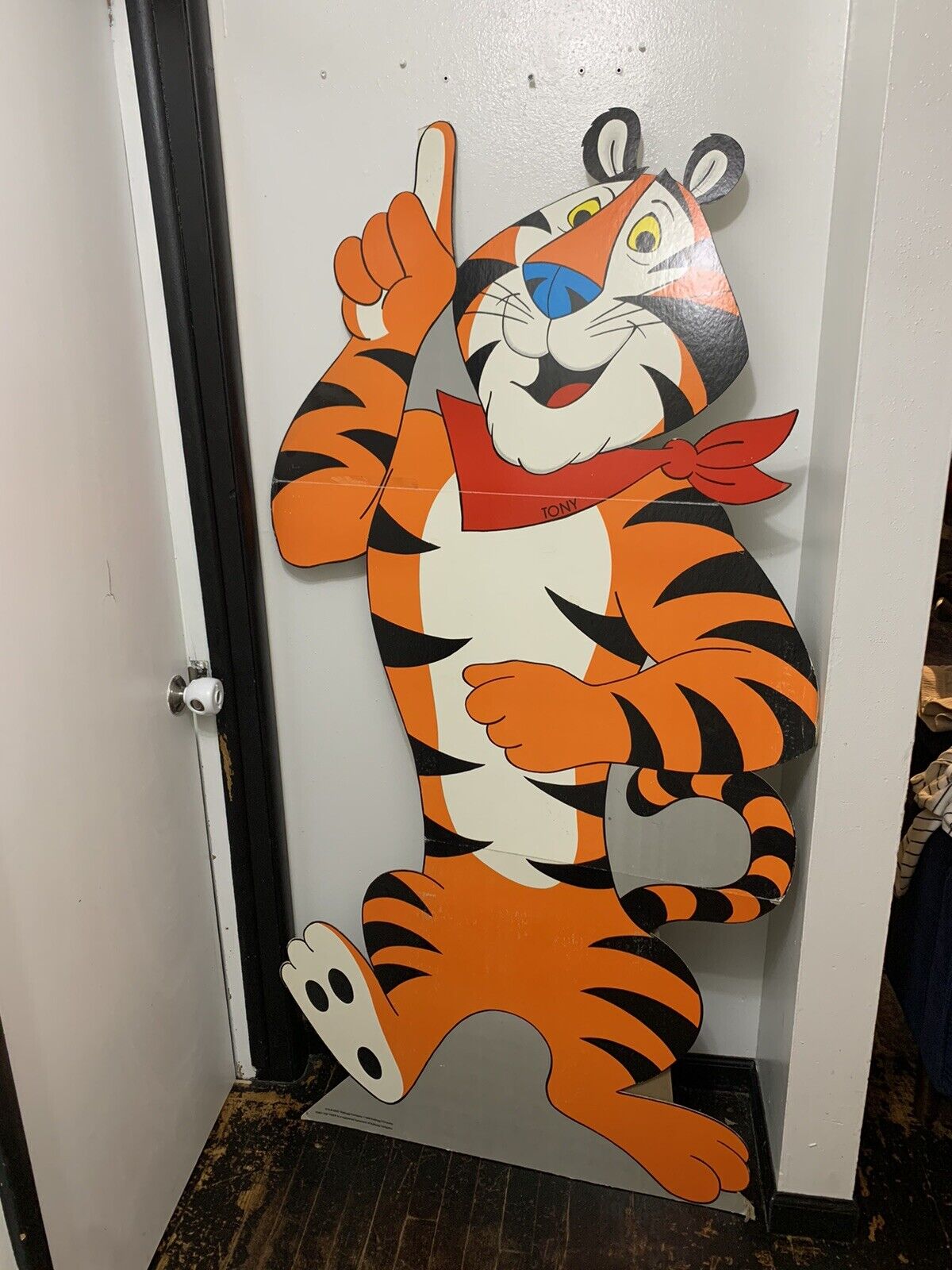 Vintage Tony The Tiger Cardboard Standup 1988
