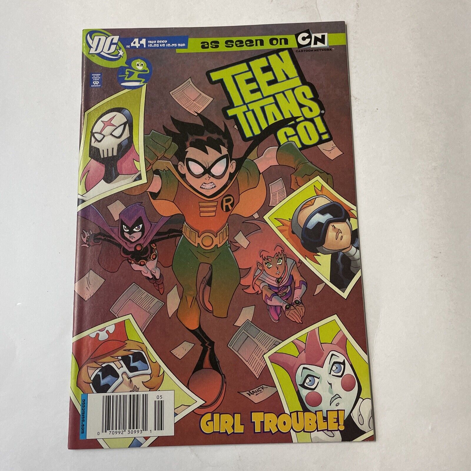Teen Titans Go #42 (2007) DC. 1st App Pink X HTF Newsstand Variant