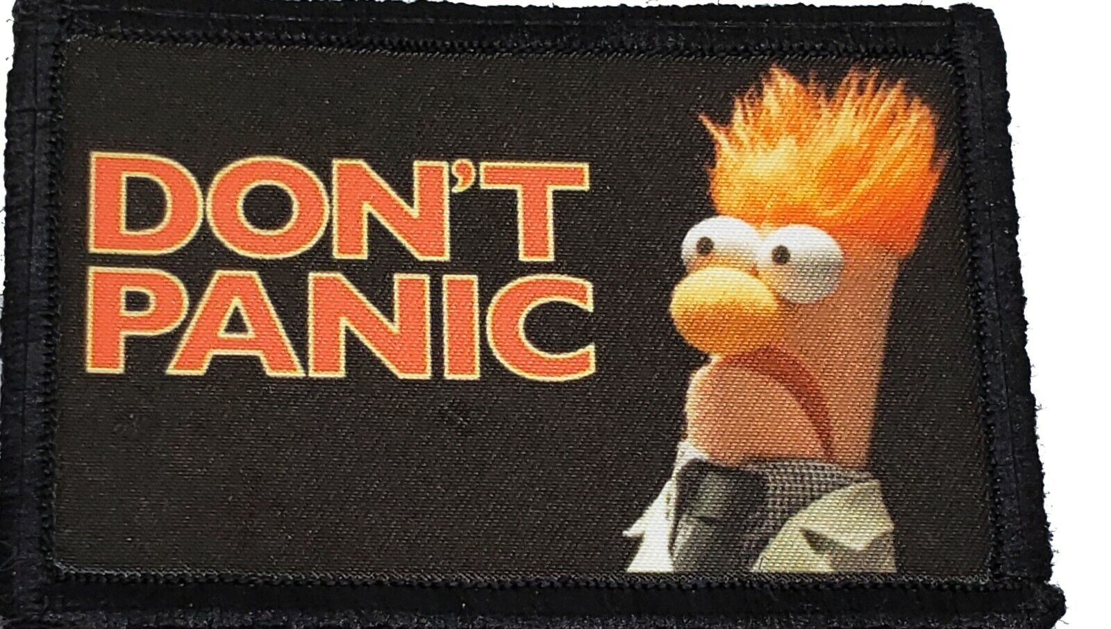 Beaker Don't Panic Morale Patch Tactical Military Army Flag USA Badge