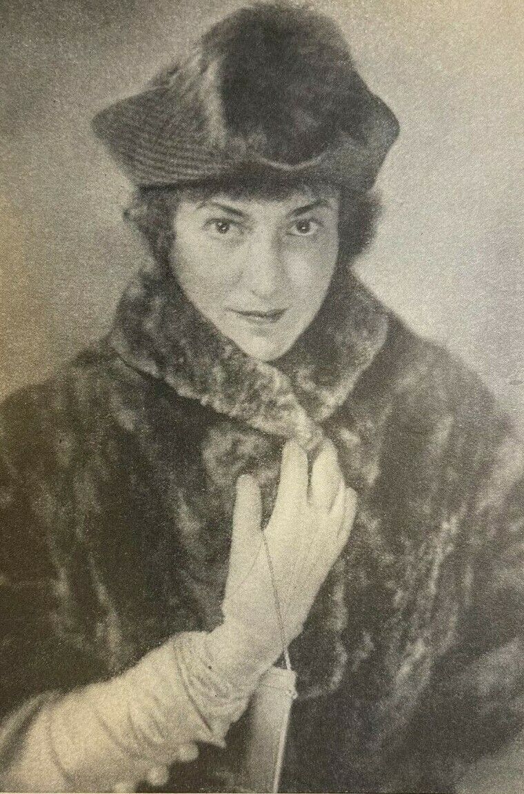 1919 Vintage Magazine Illustration Actress Eleanor Painter