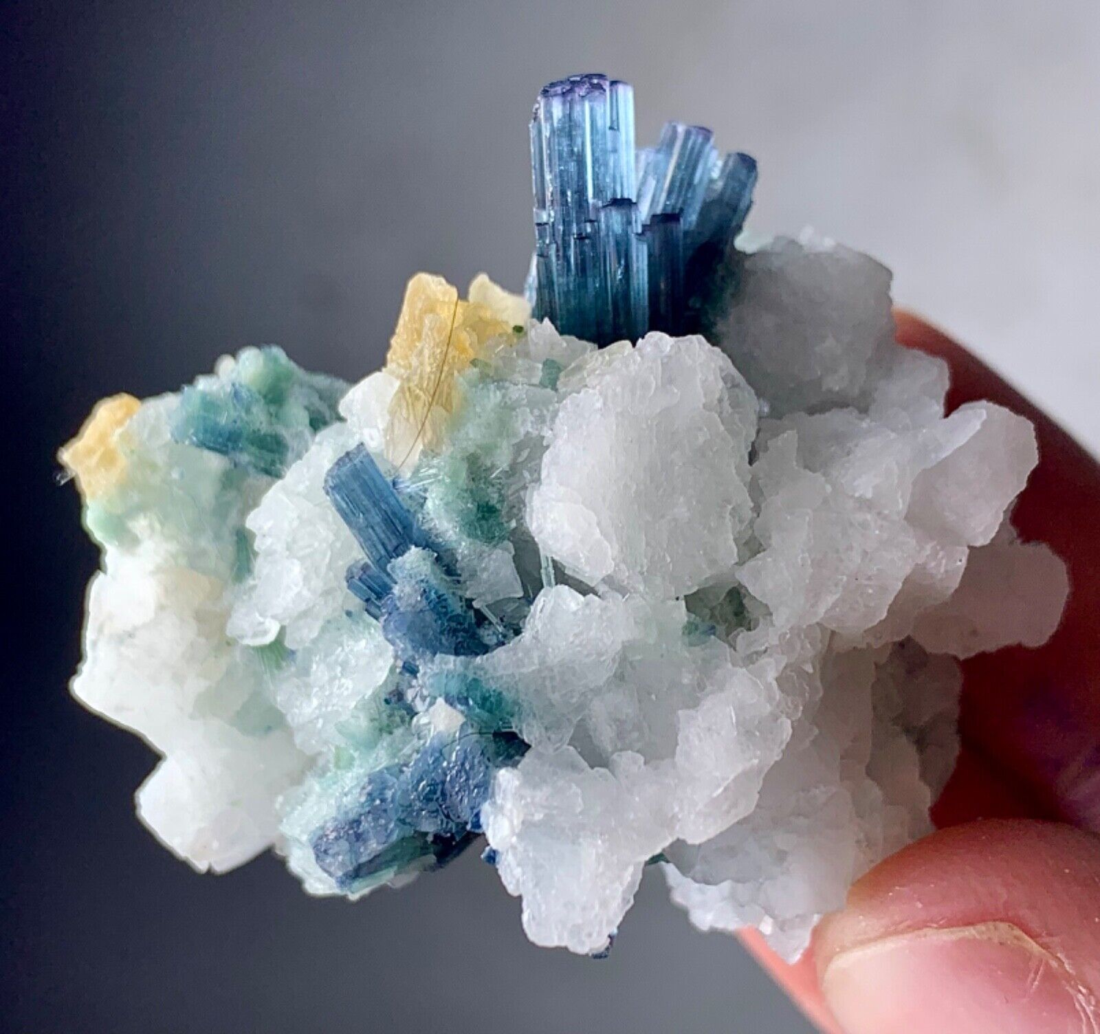 152 Carat Indicolite Tourmaline Crystal Specimen From Afghanistan