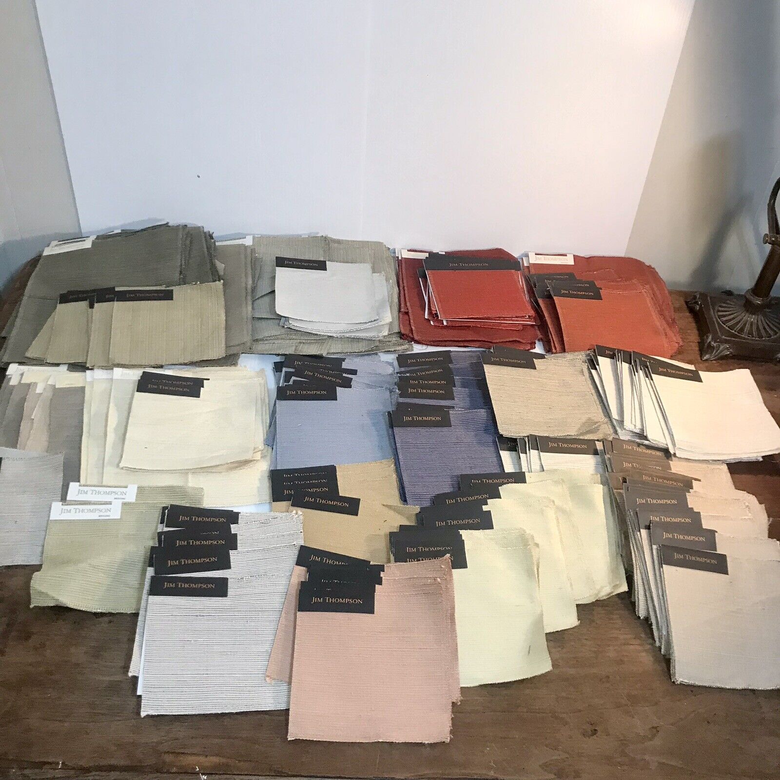 Jim Thompson Designer Fabric Huge Lot of 294 Mekong Remnants 100% Silk NWT