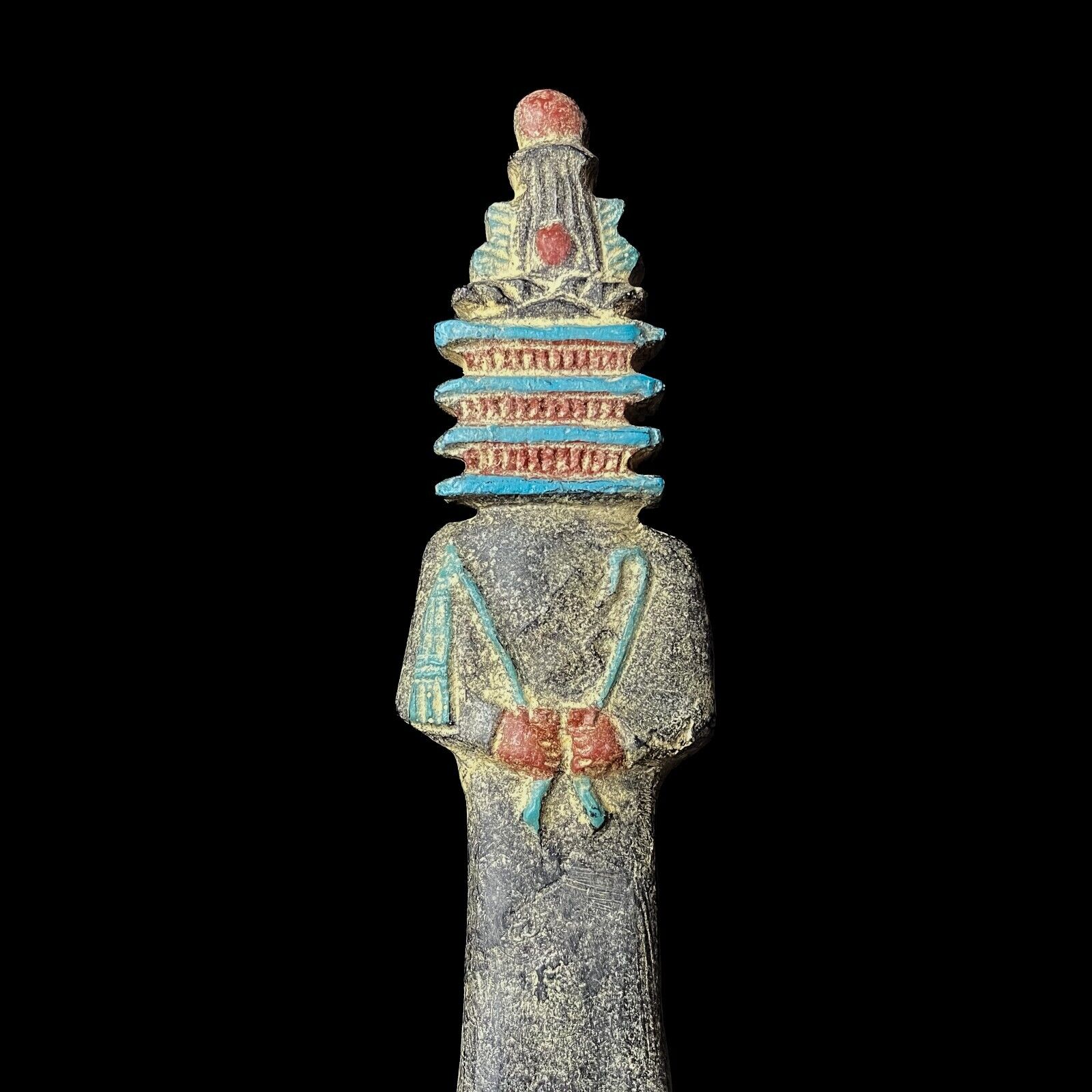 Egyptian Djed pillar symbol of God Osiris and God Osiris wall hanging.