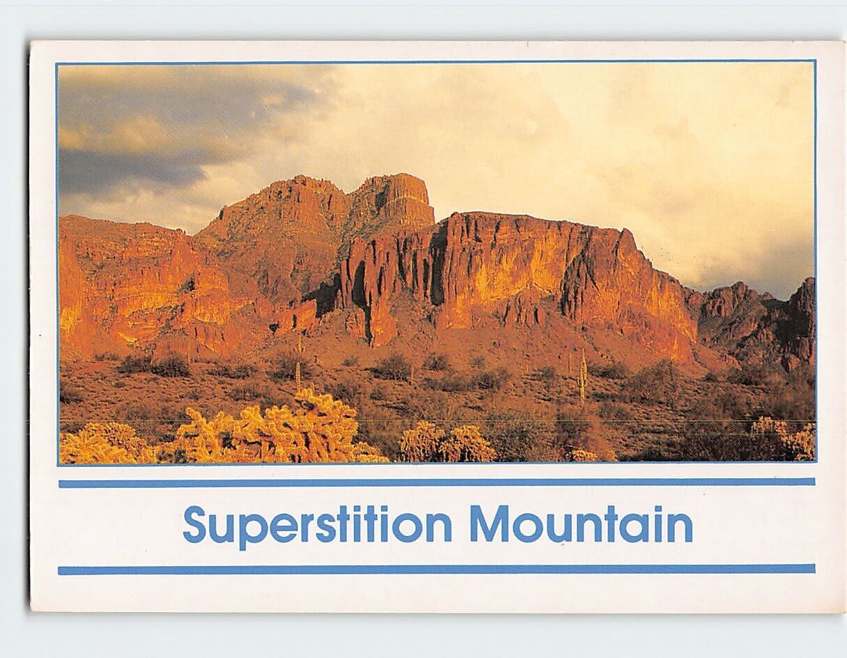 Postcard Superstition Mountain Arizona USA