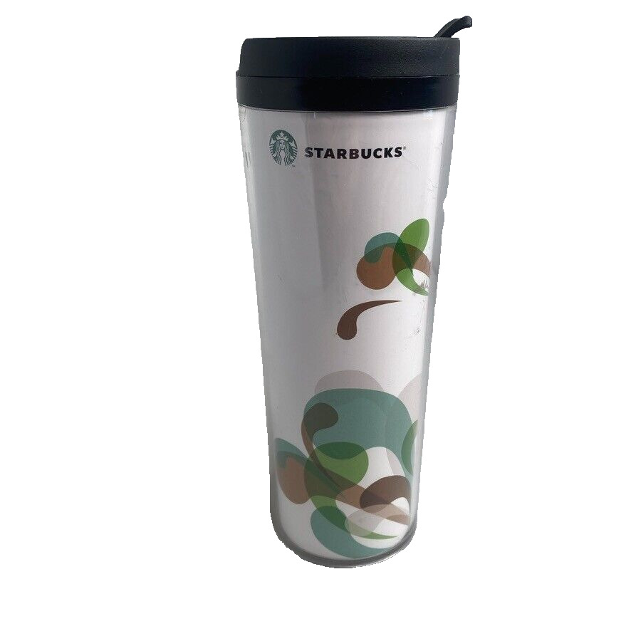 Starbucks 2012 Subaru Coffee Travel Tumbler Mug 16 fl oz. White- BPA Free=