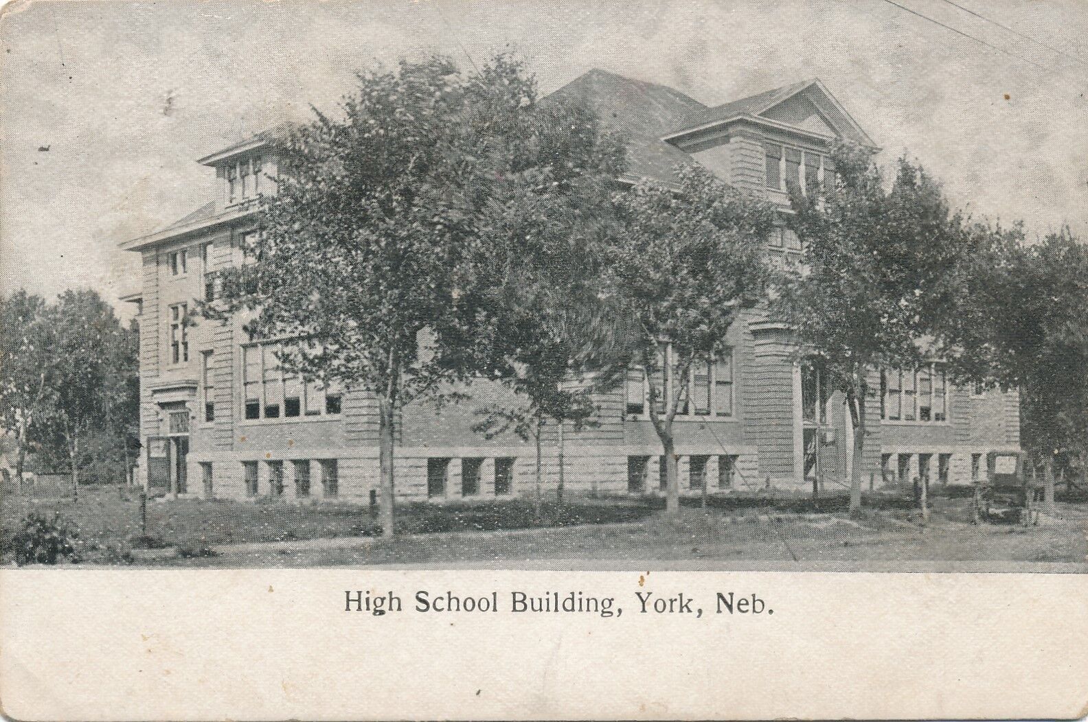 YORK NE – High School Building – udb (pre 1908)