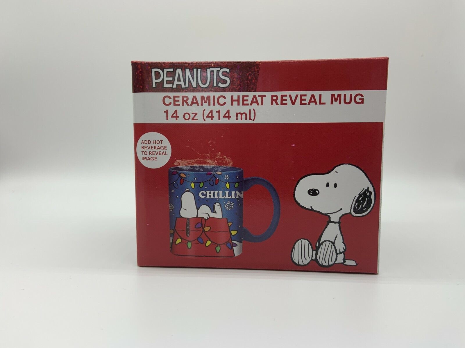 Peanuts 14oz Ceramic Heat Reveal Mug NEW
