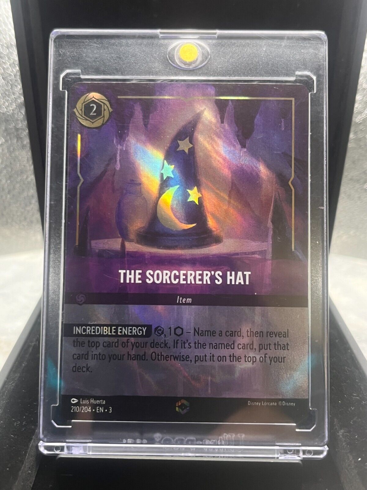 Disney Lorcana - Into the Inklands: The Sorcerer's Hat 210/204 NM ENCHANTED