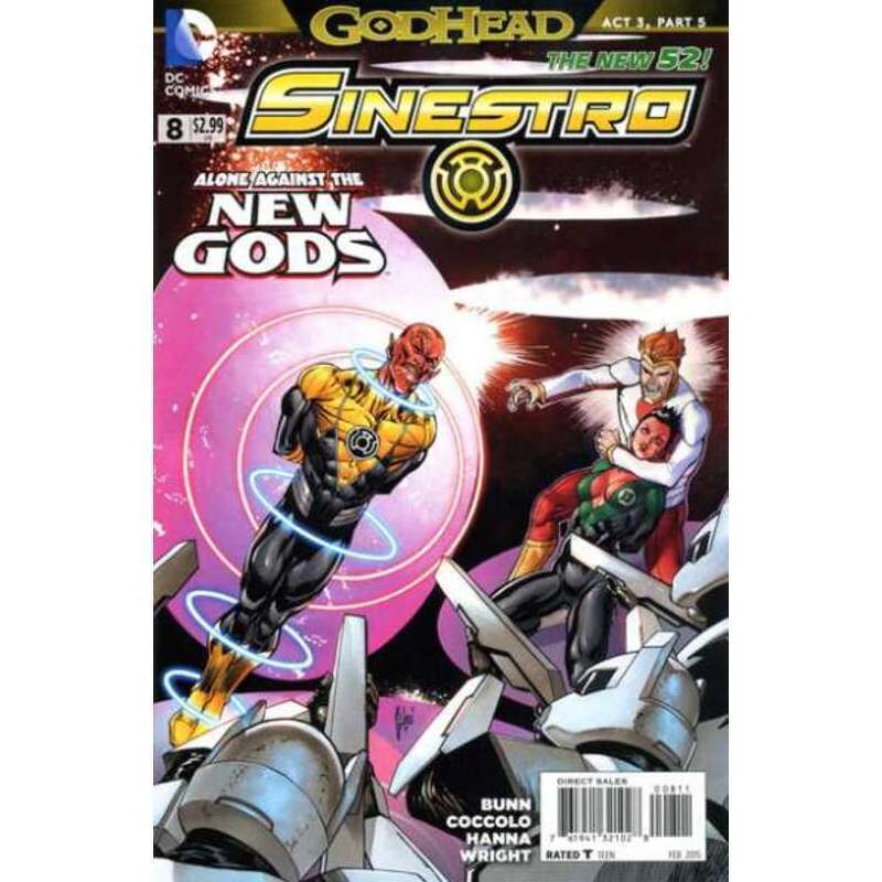 Sinestro (2014 series) #8 in Near Mint + condition. DC comics [l]