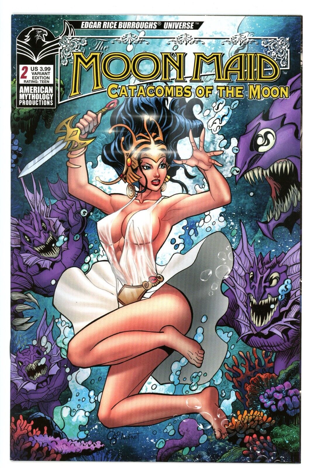 Moon Maid: Catacombs of the Moon #2 . Cover B . NM . 🔥No Stock Images🔥