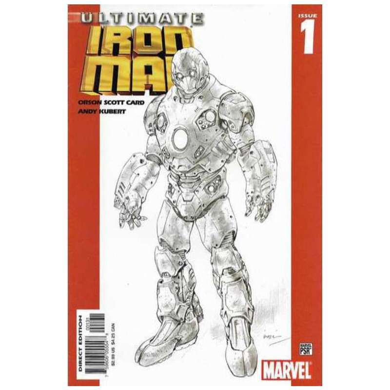 Ultimate Iron Man #1 Cover 3 Marvel comics NM+ Full description below [j~