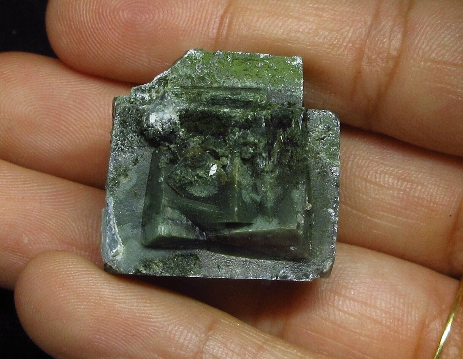 Apophyllite with inclusion (non precious natural stone) # 1519