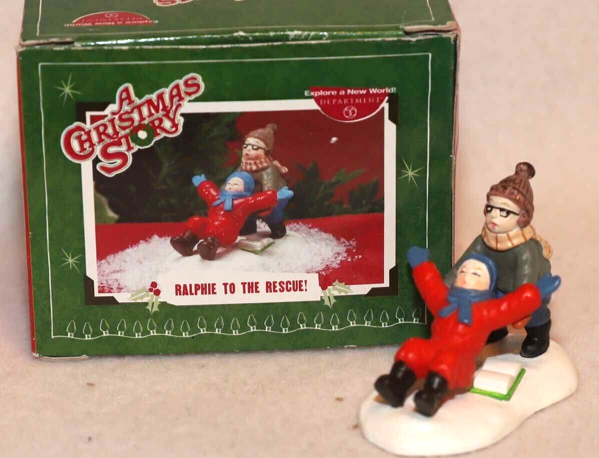 DEPT 56  A CHRISTMAS STORY VILLAGE RALPHIE TO THE RESCUE 805037 DEPARTMENT