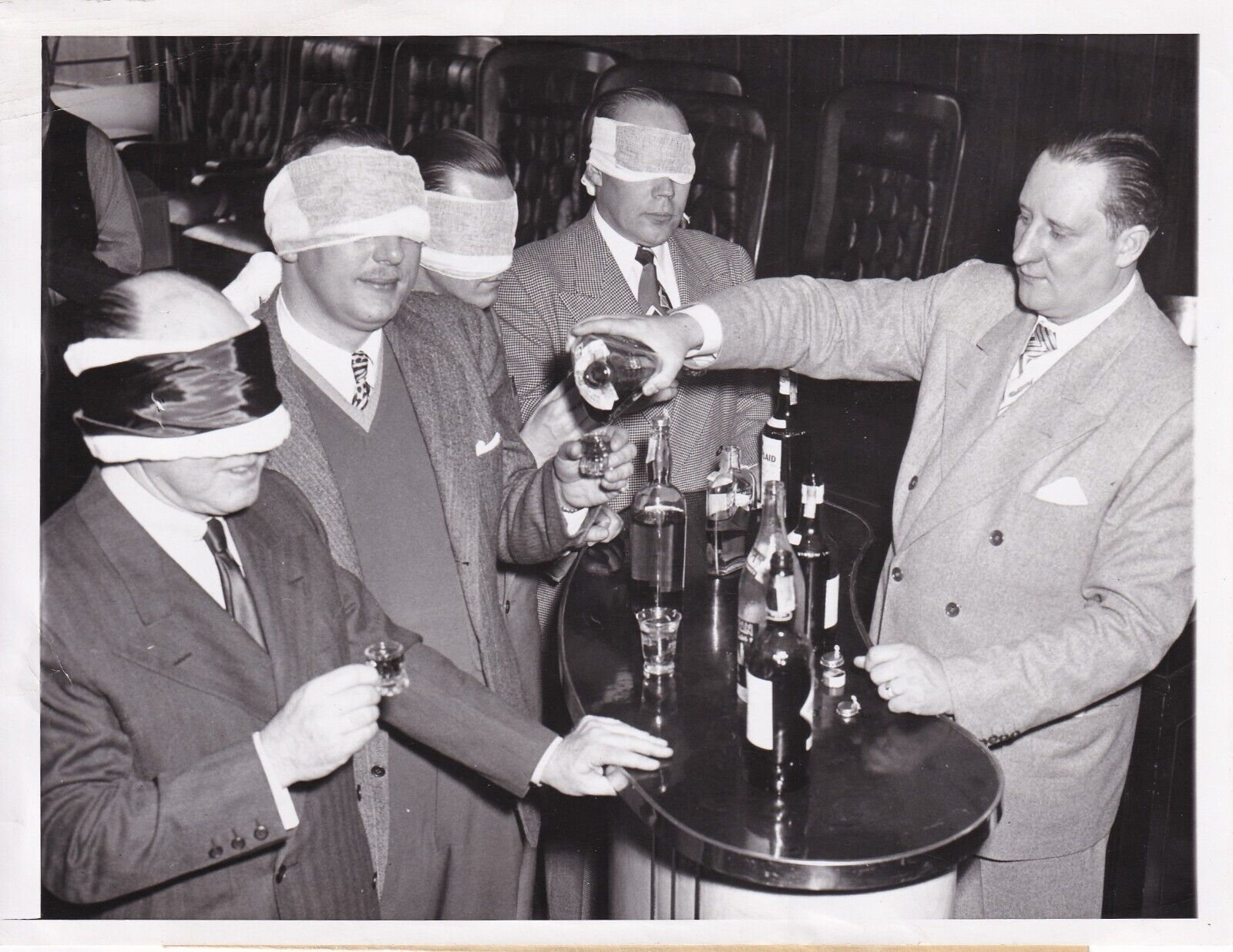 1946 Liquor Commission Blindfold Test - Chicago, Illinois photo RARE L153C