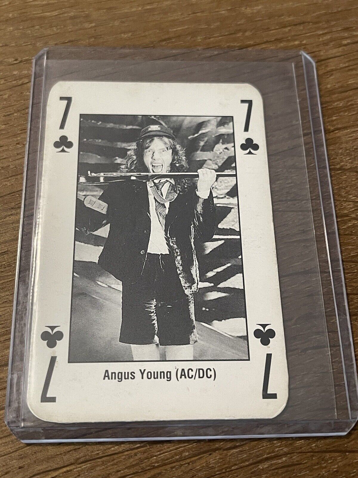 1993 Kerrang Music Card King Metal Playing Cards AC/DC Angus Young VERY RARE