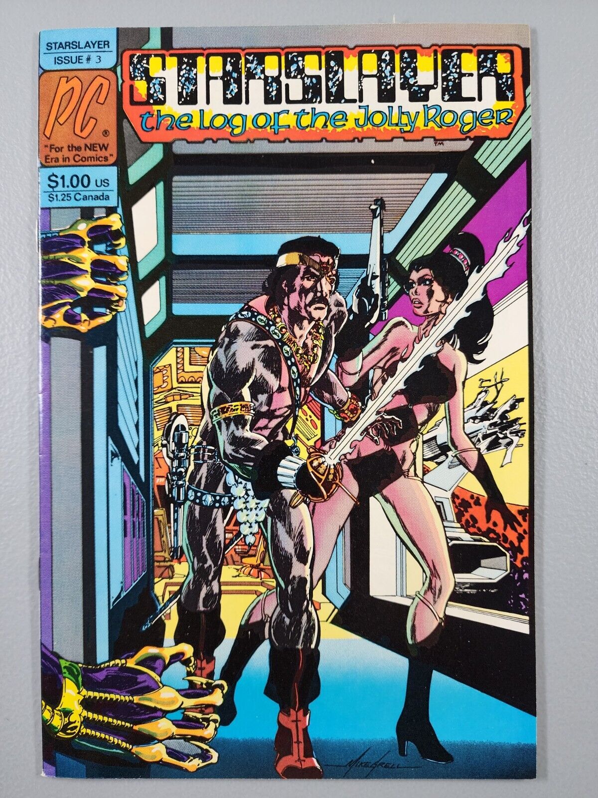 STARSLAYER #3  VF- 2nd Appearance Rocketeer  Dave Stevens Pacific Comics 1982