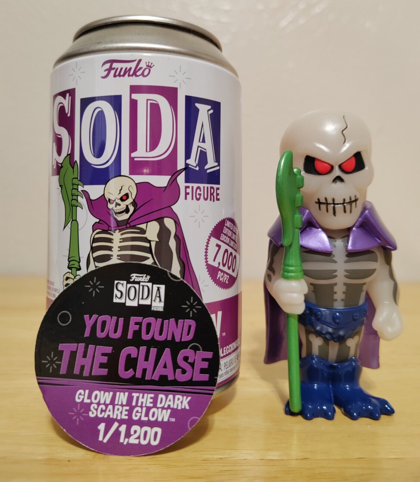 Funko Soda Scare Glow Chase (Glows in the Dark) LE 1200 Masters of the Universe