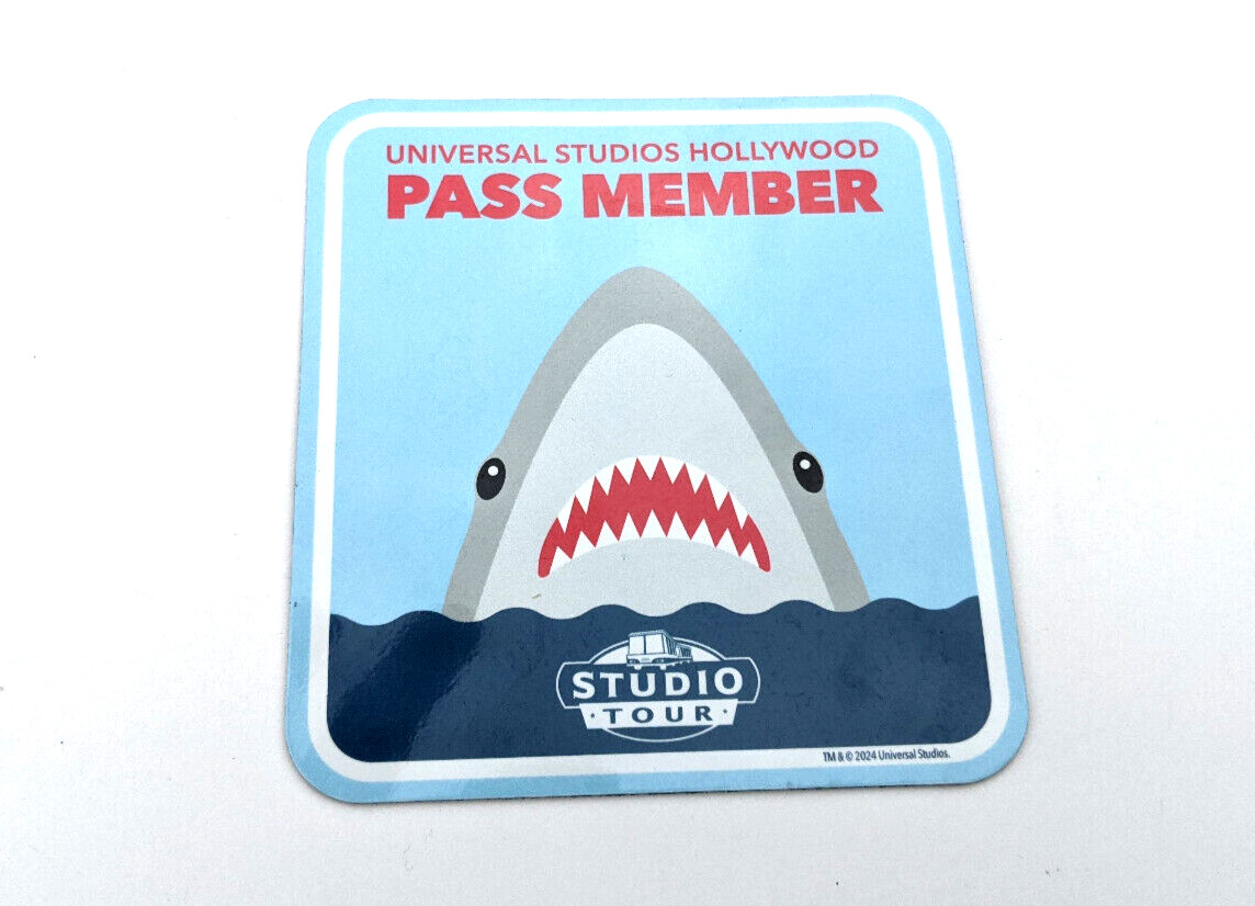 2024 Universal Studios Hollywood JAWS Annual Pass Holder Limited Release Magnet