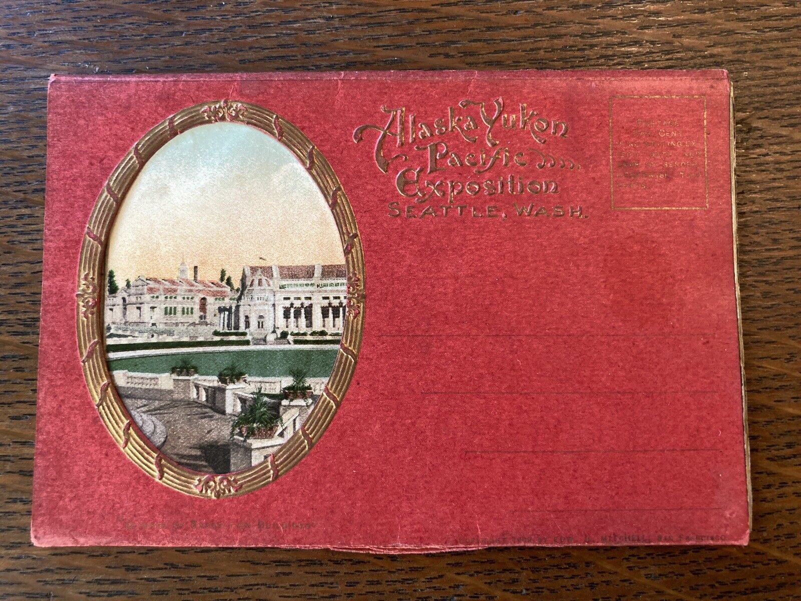 Alaska Yukon Pacific Exposition Seattle Washington Souvenir c1915 Postcard Book