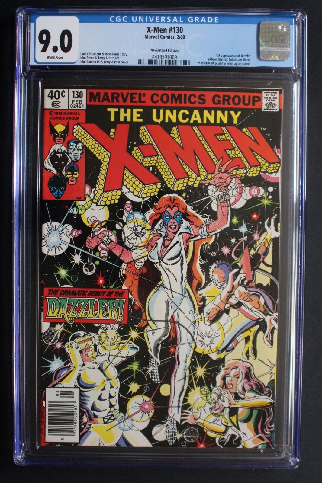 X-MEN #130 1st DAZZLER Taylor Swift 1980 2nd KITTY PRYDE and WHITE QUEEN CGC 9.0
