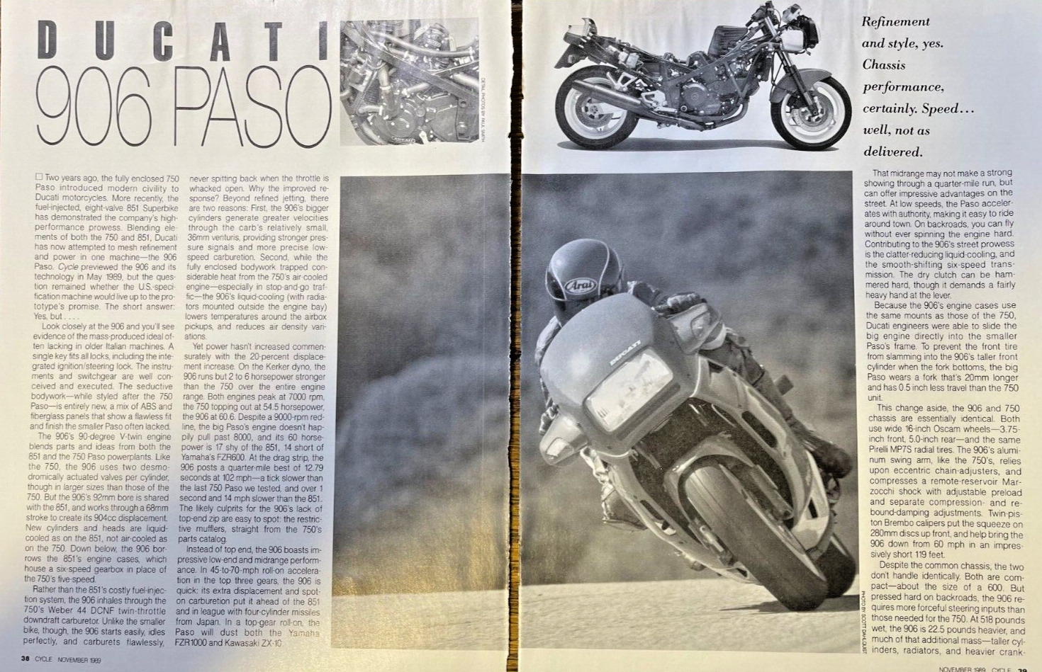 Magazine Review 1989 Ducati 906 Paso