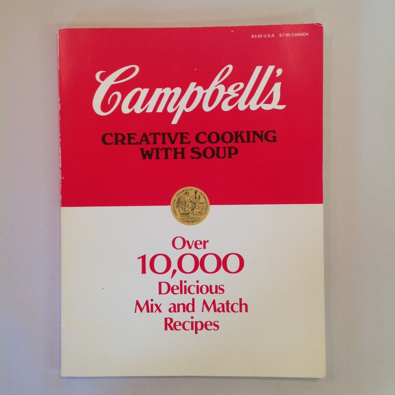 Vintage 1988 Campbell\'s Creative Cooking with Soup Trade Paperback Recipe Book