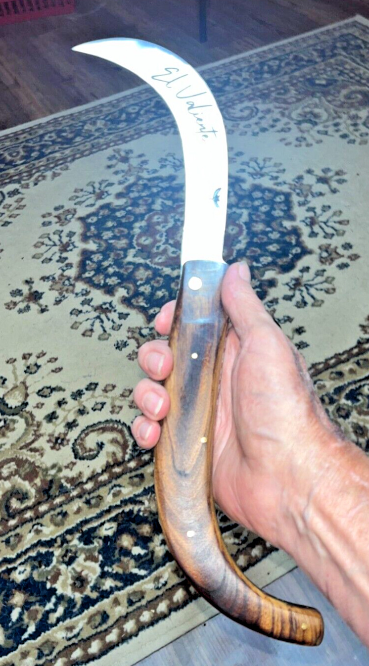 El Valiente Tranchete 16 inch SUPER Saca Tripas Knife D2 Talon Blade 