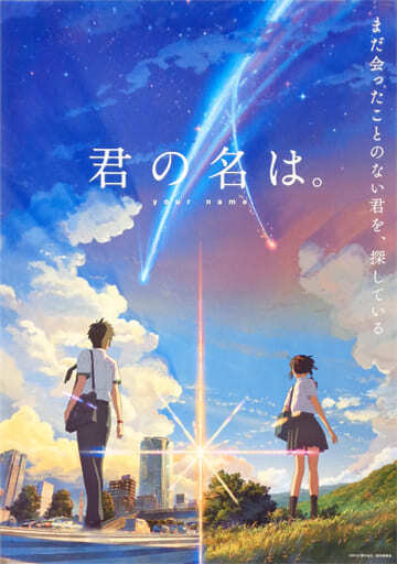 NEW Japan Anime Kimi no Na ha Your Name B2 size Art Poster C TOHO Official