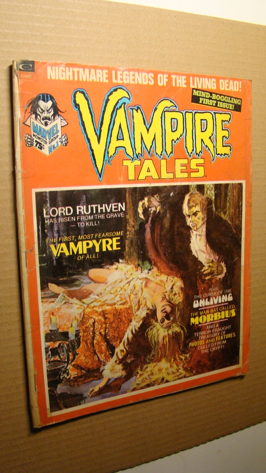 VAMPIRE TALES 1 *FIRST SOLO MORBIUS AND ORIGIN* CREEPY EERIE FAMOUS MONSTERS