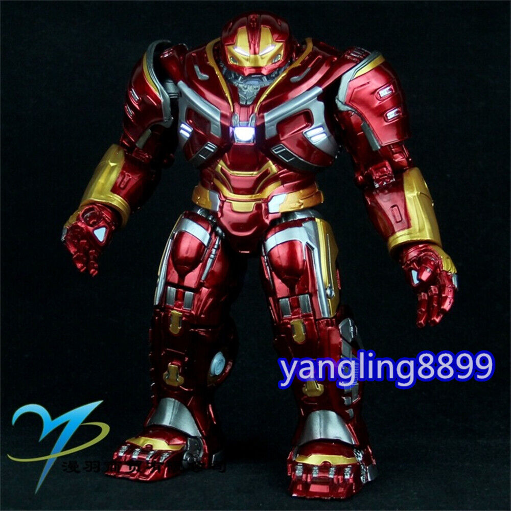 Marvel Avengers 4 Luminous Iron Man MK44 Hulkbuster Light Up Model 8\