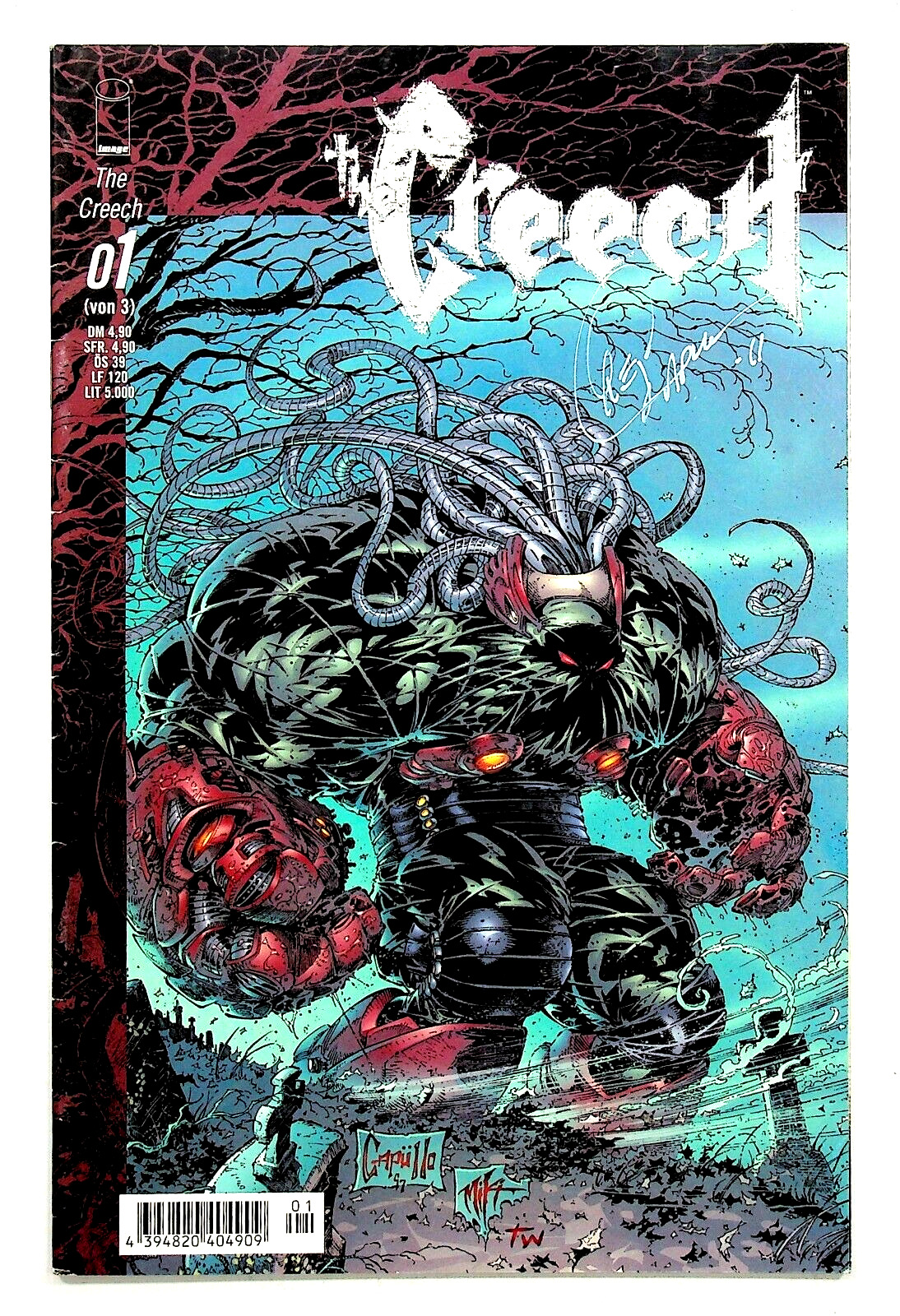 The Creech #1 Signed by Greg Capullo Image Comics 1993