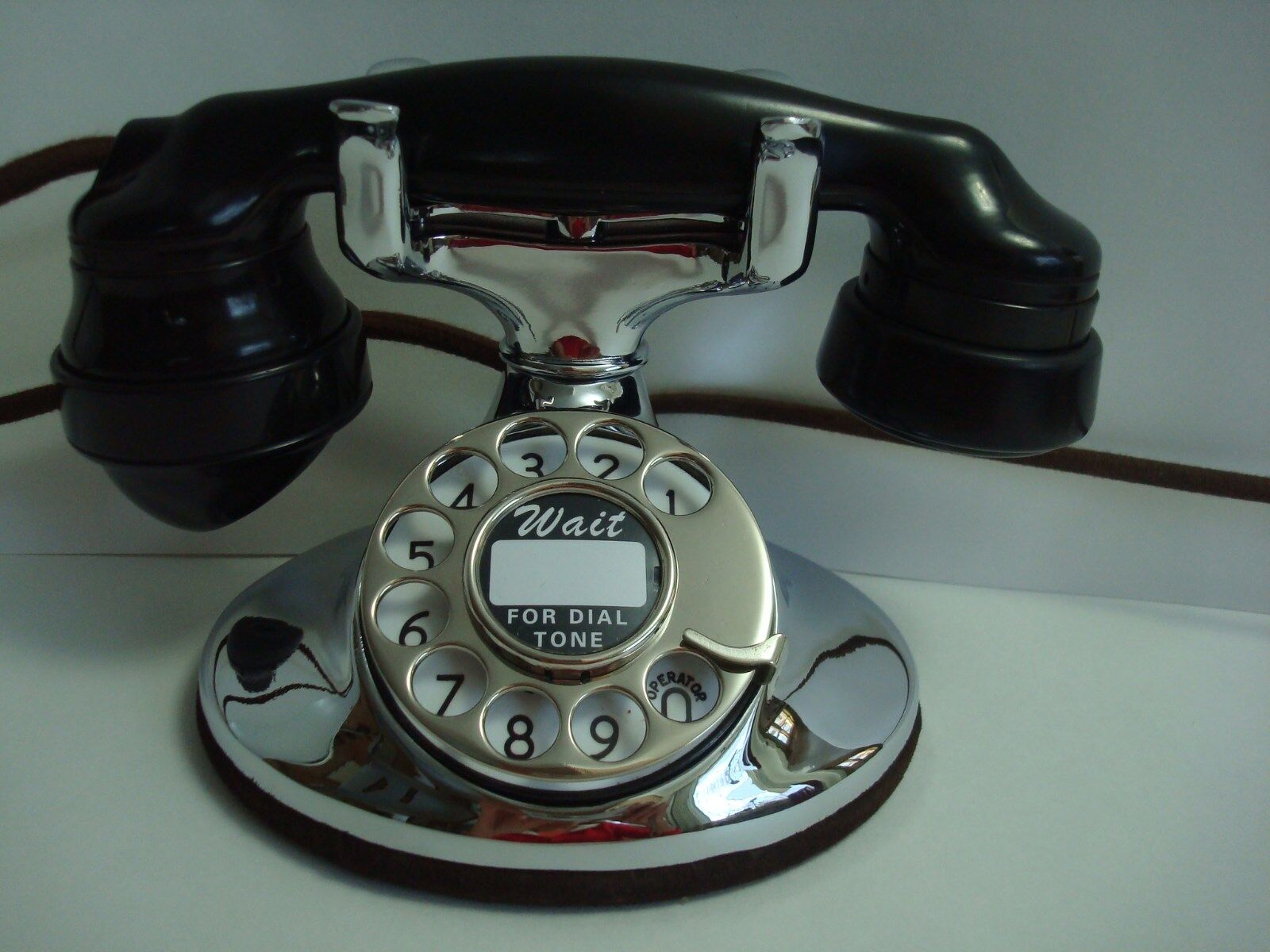 Antique Chrome Western Electric 202 Telephone Works  