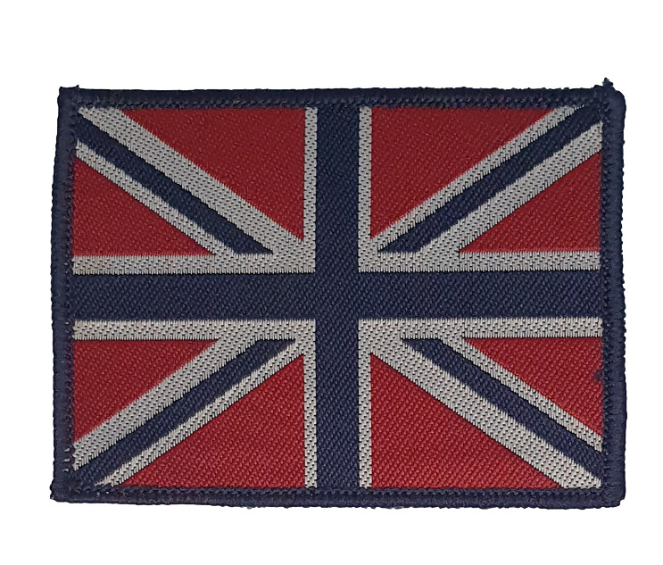 Inverted Union Jack Patriotic UK Flag Army Iron Sew on Patch Clothes T-Shirts