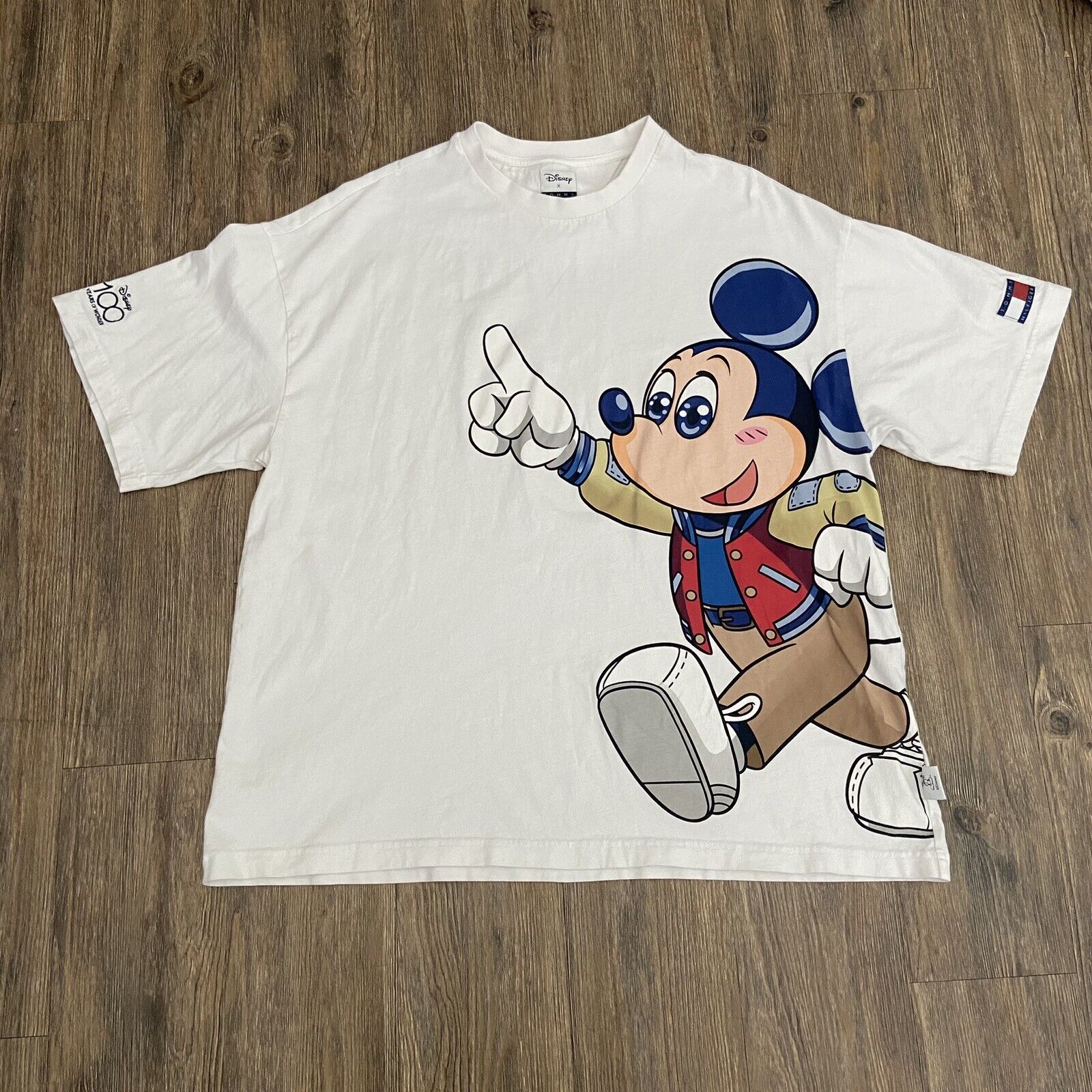 Mickey Mouse X Tommy Hilfiger Disney 100  T-Shirt Tee Shirt Size Large L