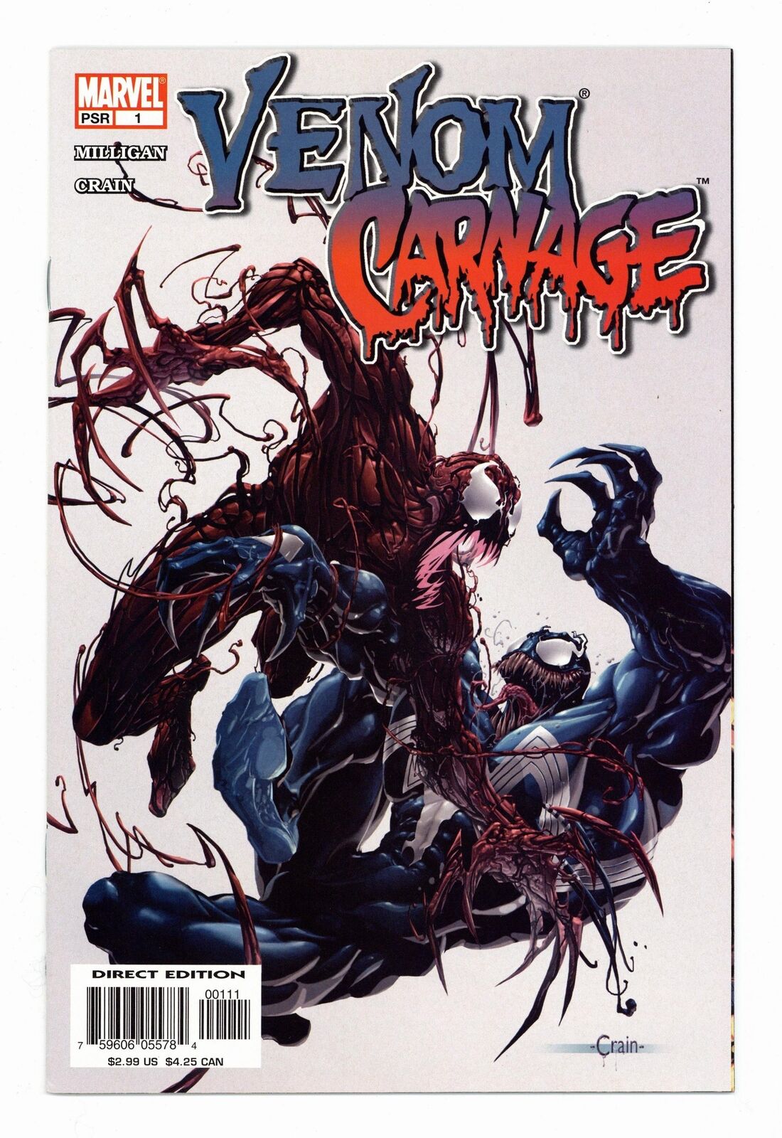 Venom vs. Carnage #1 VF+ 8.5 2004