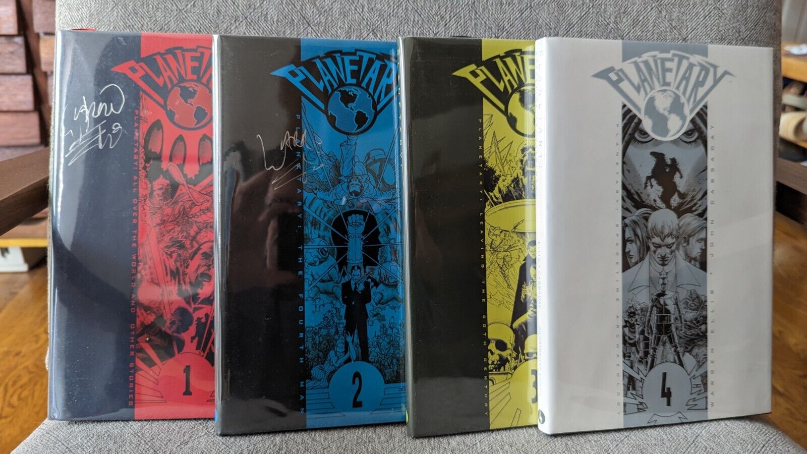Planetary Hardcover HC Graphic Novels 1-4 Vols 1 & 2 Signed and Numbered