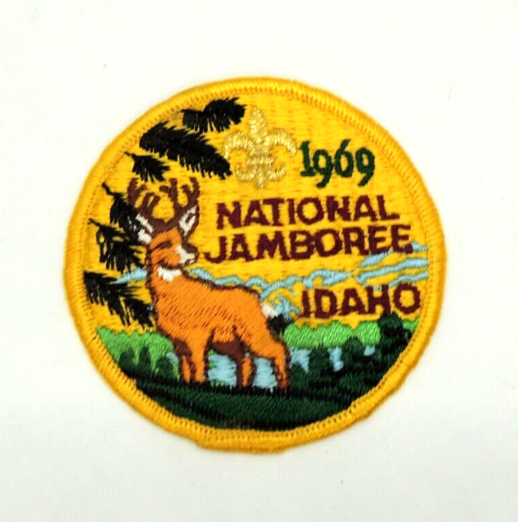 Vintage Boy Scout Patch 1969 Idaho National Jamboree BSA Pocket Patch