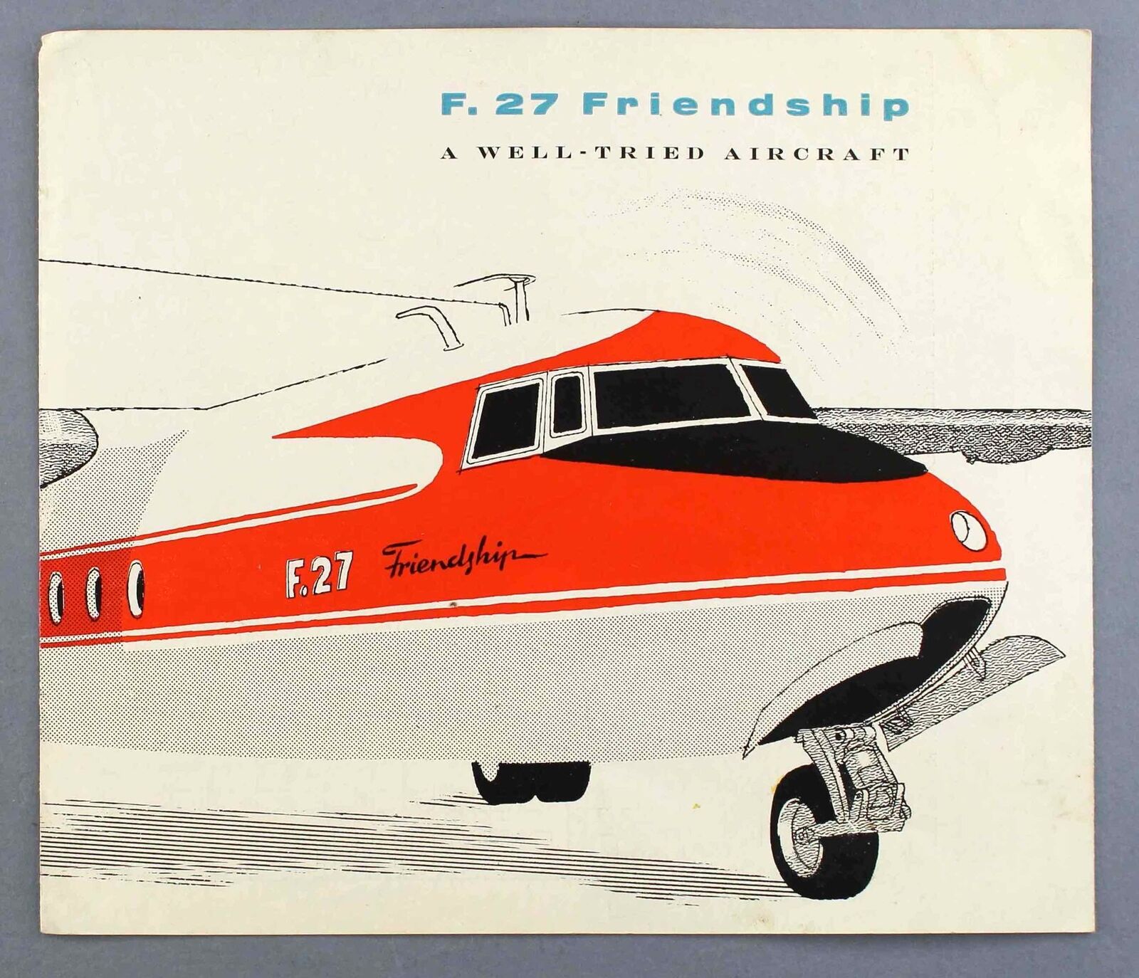 FOKKER F.27 FRIENDSHIP MANUFACTURERS SALES BROCHURE BRAATHENS SAFE SEAT MAPS