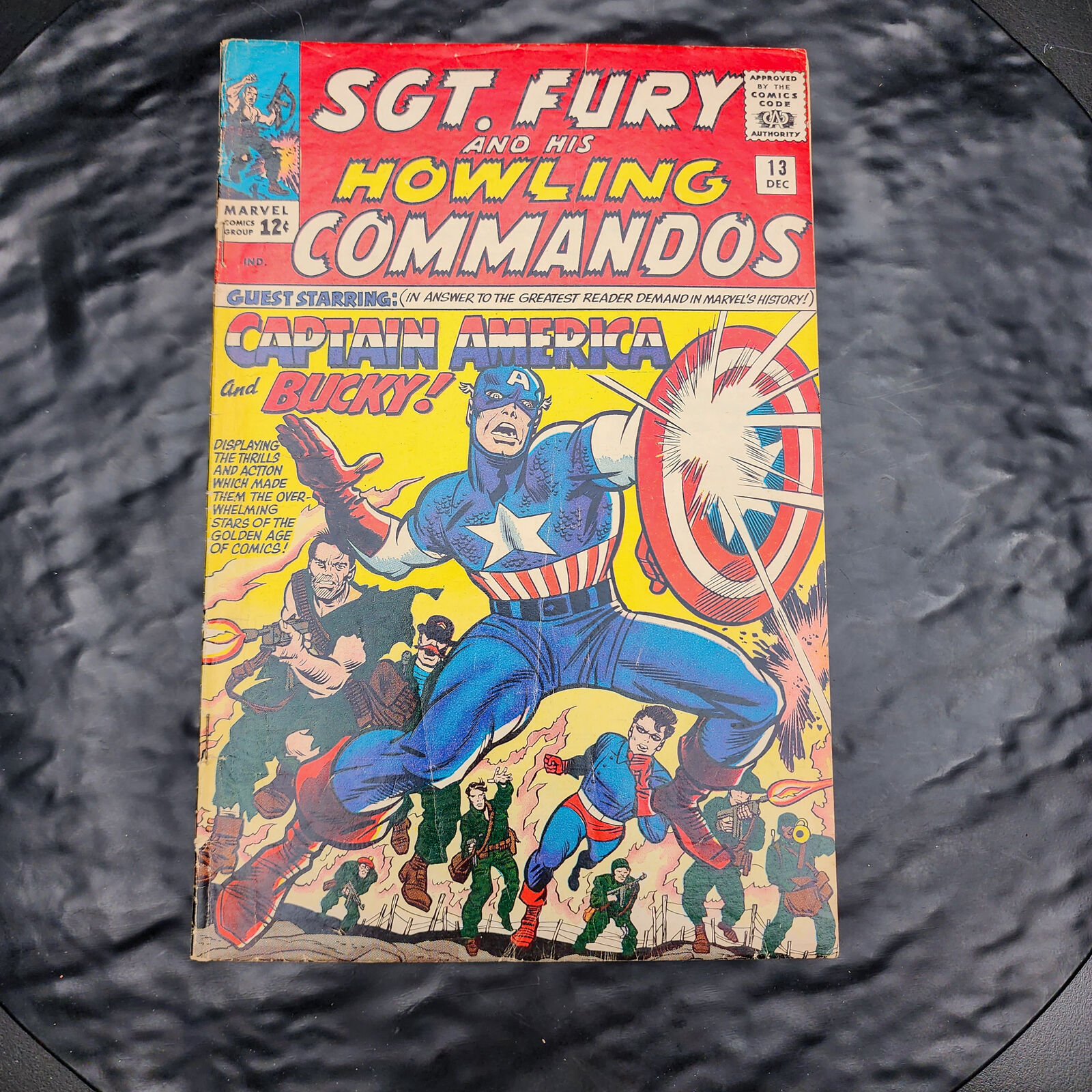 Sgt Fury & His Howling Commandos #13 1964 Capt America Marvel