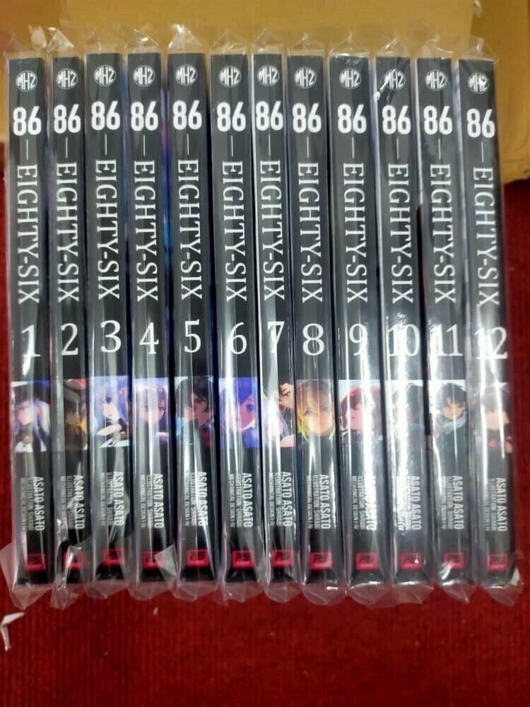 86 EIGHTY-SIX Light Novel English Version by Asato Volume 1-12 ~NEW & SEALED