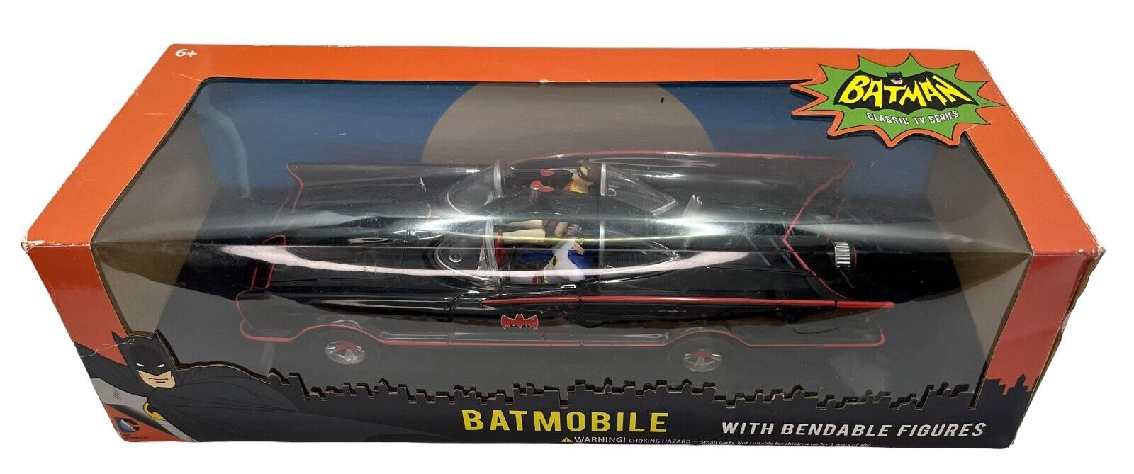 Batman Classic TV Series Batmobile W/Bendable Figures 2015 NJCrose Item No. DC