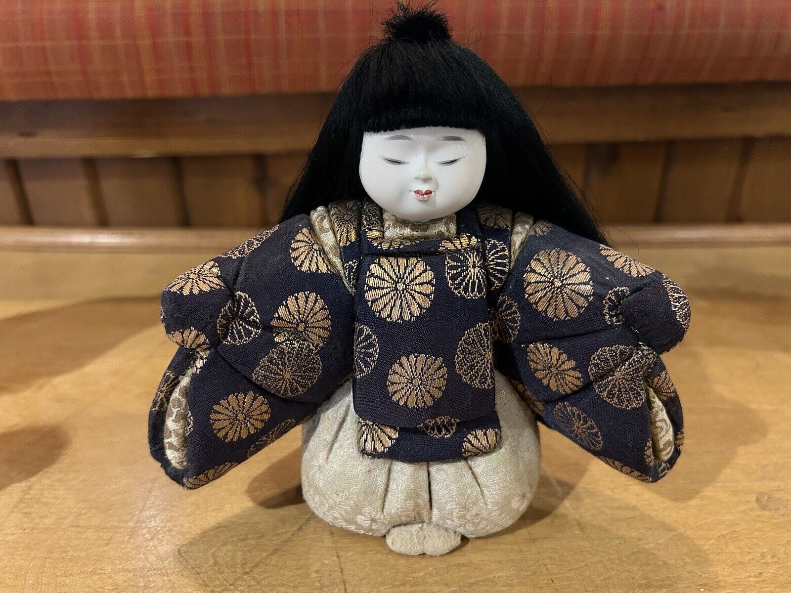 Vintage Japanese Kimekomi Doll Kimono