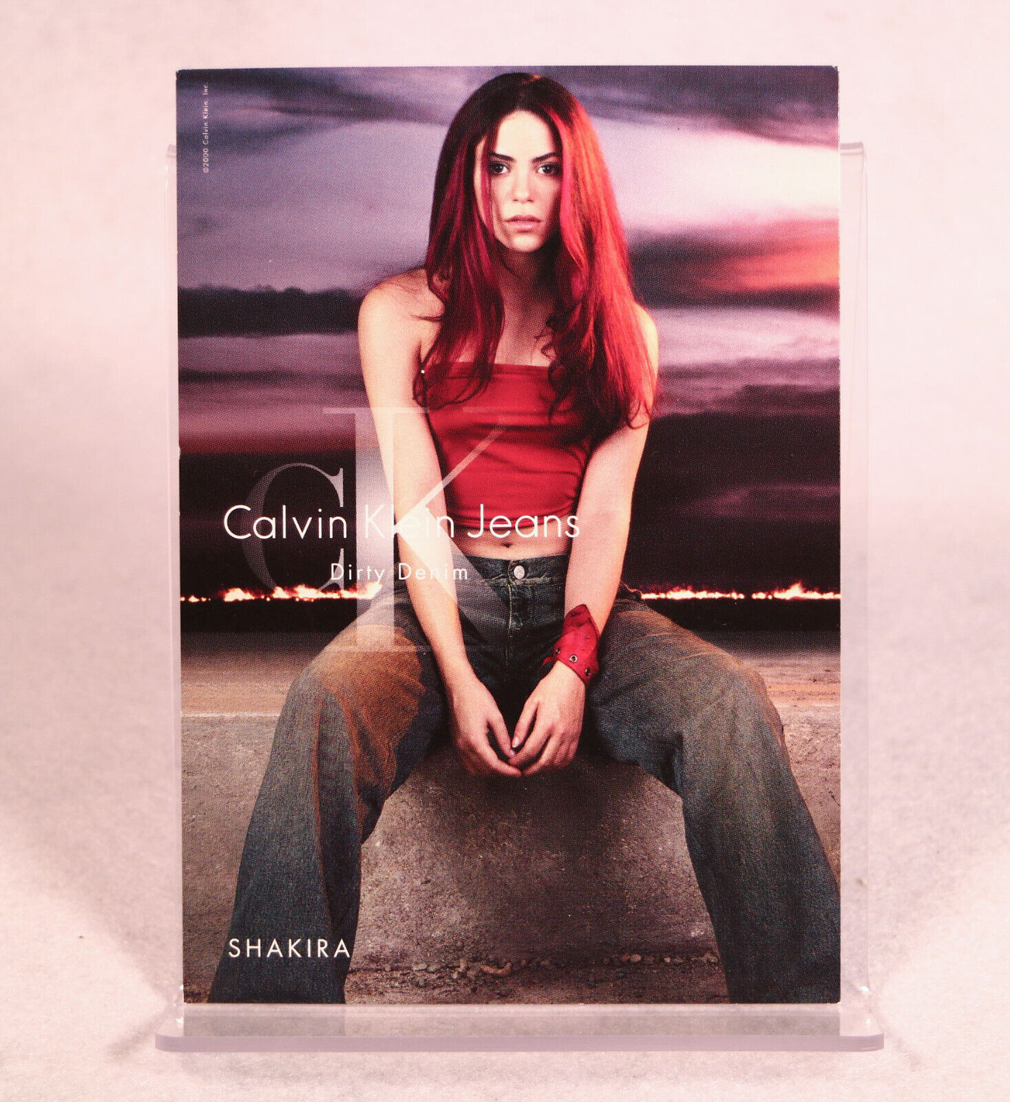 SHAKIRA Promotional promo Postcards Advertising CALVIN KLEIN JEANS
