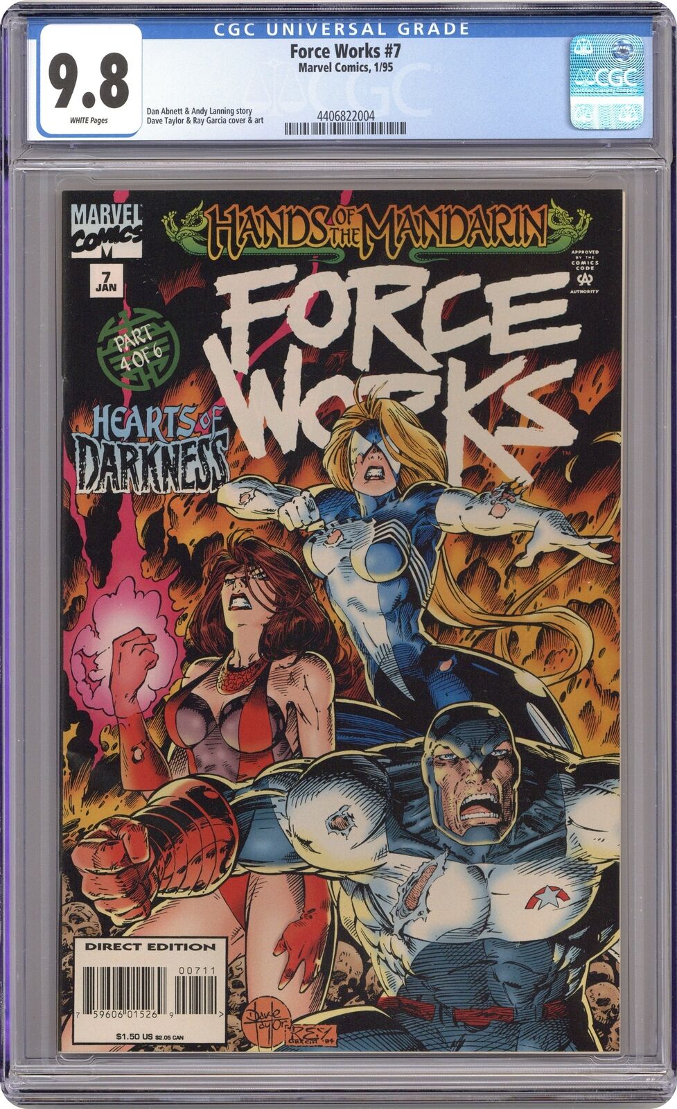 Force Works #7 CGC 9.8 1995 4406822004