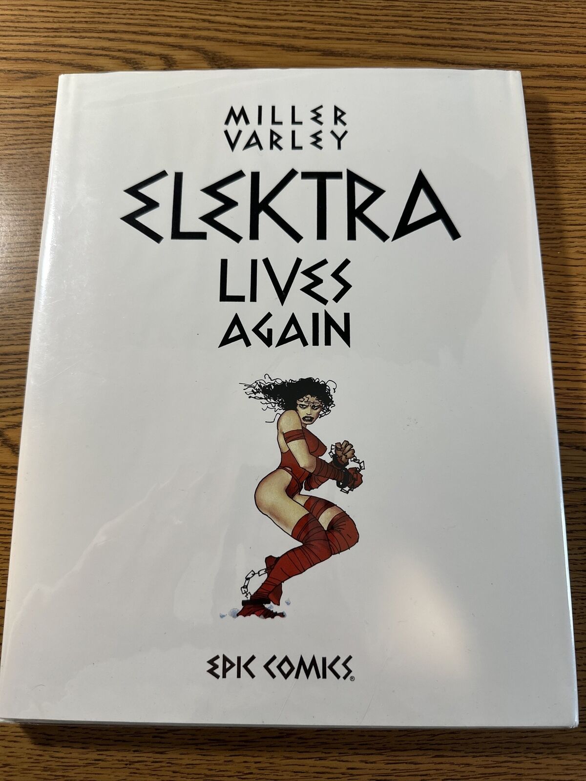 Elektra Lives Again HardCover Signed Edition By Frank Miller HC poster Epic 1990