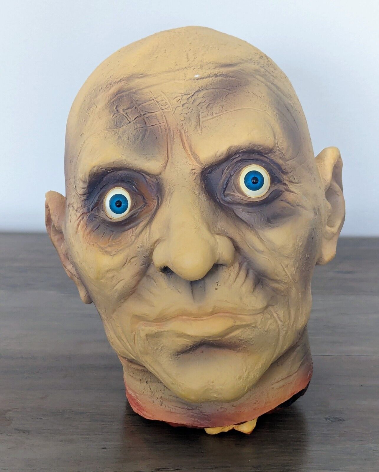 Life Size Severed Realistic Man Head Halloween Prop Spirit Halloween Horror
