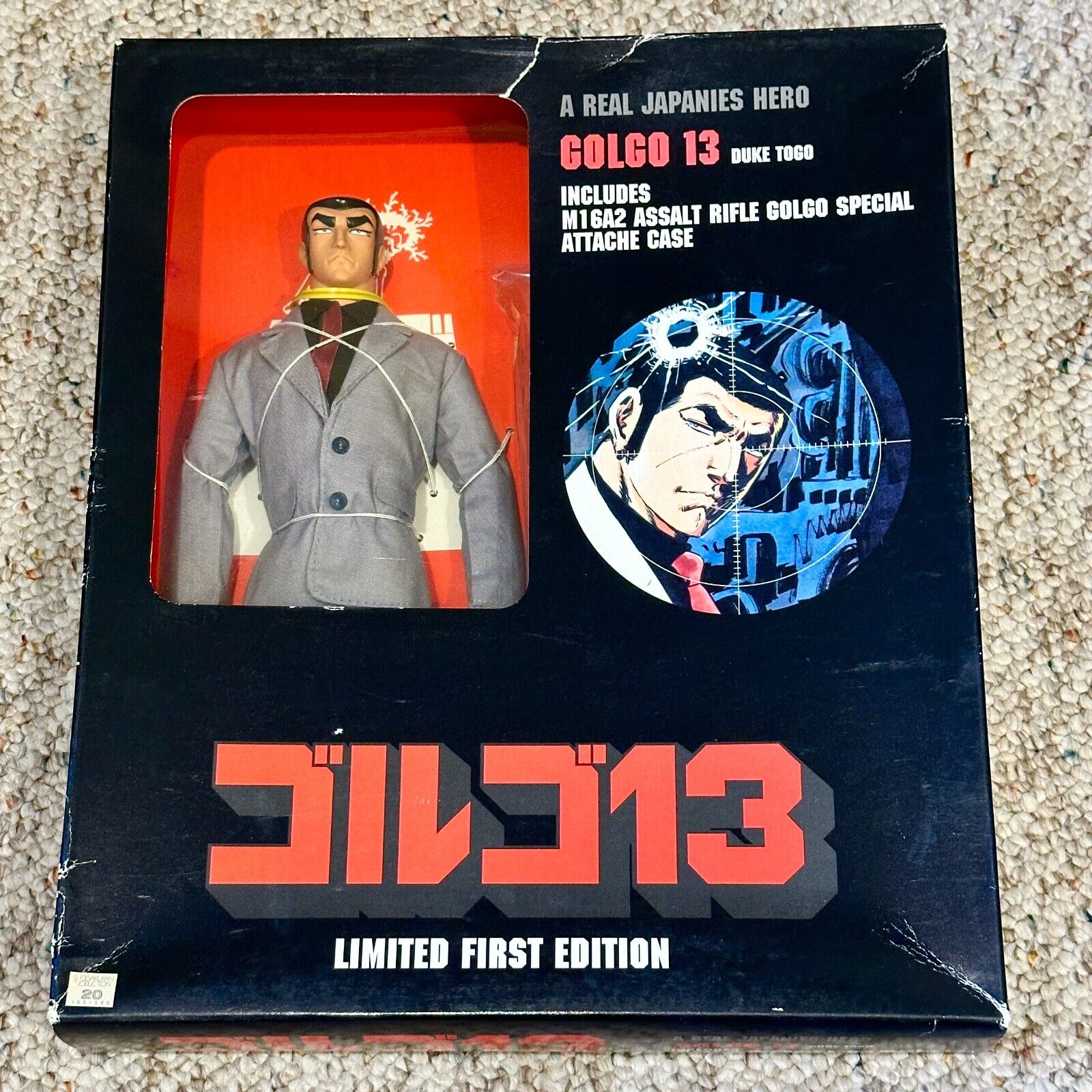 Golgo 13 - Limited First Edition Action Figure, REDS, New and In-Box