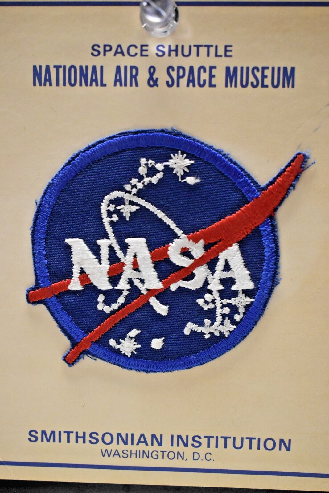 NASA NATIONAL SPACE PROGRAM SMITHSONIAN WASHINGTON DC AIR & SPACE MUSEUM PATCH