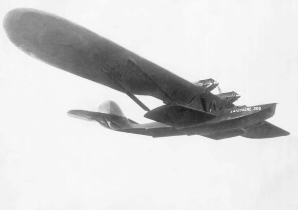The LATECOERE 300 a mail carrying hydroplane flight between 19- 1931 Old Photo